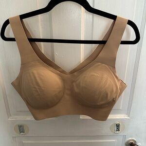 Honeylove V-Neck Tan Bra